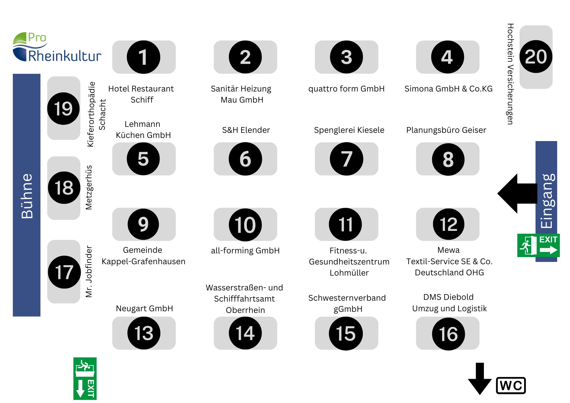 Lageplan Jobmesse 2026